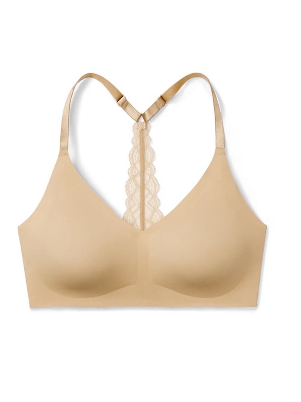 TRUE & CO Triangle racer back Bra $52
